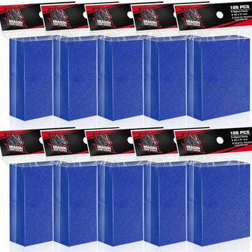 Vkshop 1000 Pack Blue Trading Card Sleeves Protector For Mtg Card Sleeves,Soft Penny Plastic Card Holders Fit For Baseball Cards