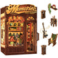 CUTEBEE Book Nook Kit - DIY Miniature House Dollhouse Kit for mature-themed and Teens  Booknook Bookshelf Decor Alley Model Build with LED Light  Gifts for Family and Friends (Memories Music Bookshop)