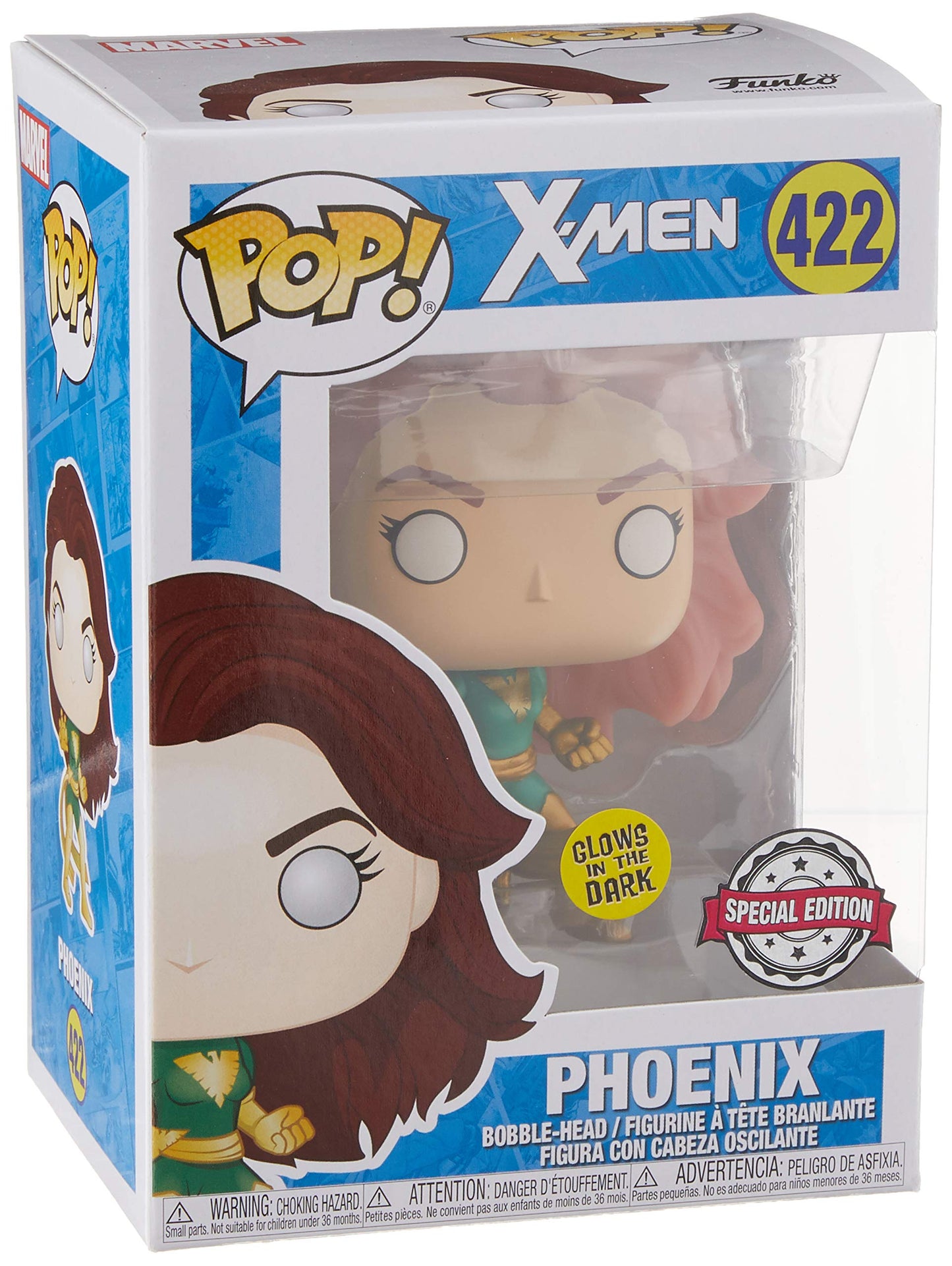 Funko Pop! X Men Phoenix Green Glow-In-The-Dark Pop! Vinyl Figure - Exclusive