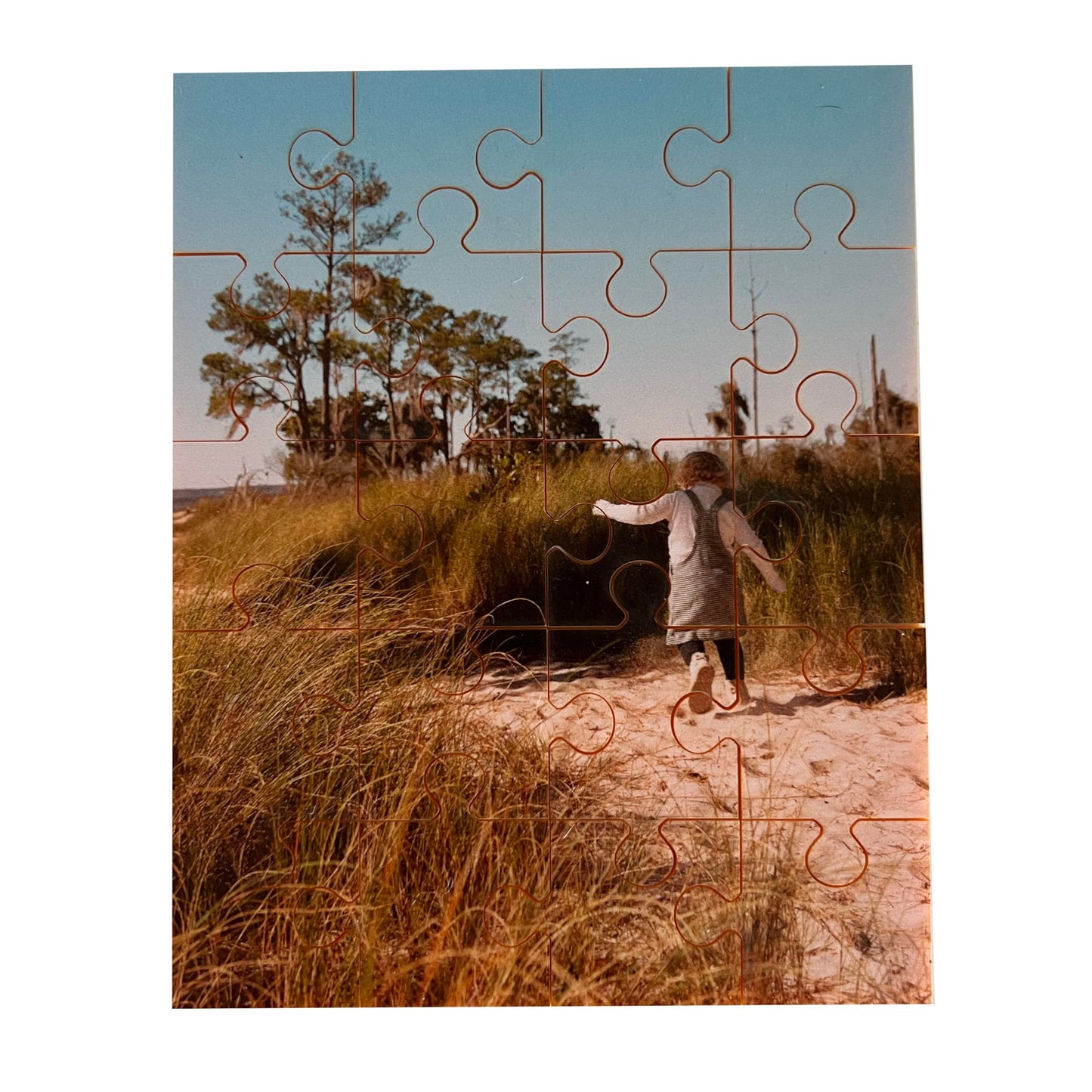 Custom Photo Puzzle from Picture | Upload Your Photo and Choose Color | 20 Piece Personalized Puzzle for Kids Toddlers Acrylic P