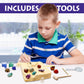 Dancing Bear Gem Dig Kit - Excavate 16 Gems & Crystals Including Arrowheads, Quartz, Amethyst - Stem Education Gift Set For Kids