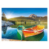 Diiopoty Puzzles for Adults Jigsaw Puzzles 500 Piece Boats Canoe at Wetland Moraine Lake Canoes for Family Fun Games Challenging