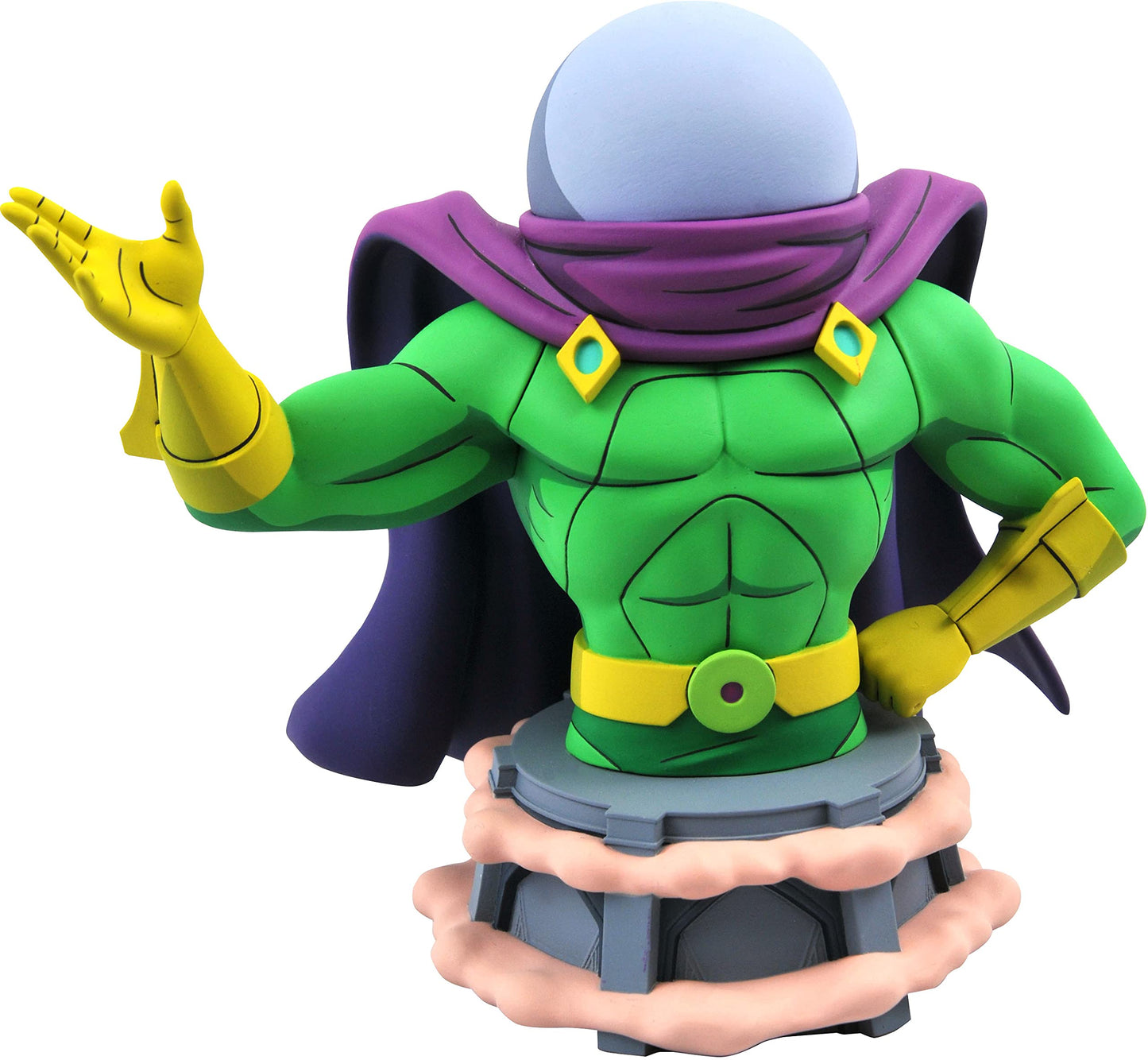 Diamond Select Toys Marvel Animated: Mysterio 1:7 Scale Resin Bust, Multicolor, 6 Inches