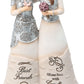 Pavilion Gift Company 6 Inch Double Angel Figurine - Beige Resin Best Friends Collectible Decor Model 82456