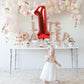1 Number Balloon Red 40 Inch Big Foil Mylar 1St Balloons For 1 Year Old Boy Girl Birthday Party Decorations Wedding Anniversary