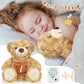 Leyndo Bear with Voice Recording Remembrance Stuffed Animal with Picture Recordable Messages Memorial Toy for Baby Shower Birthd