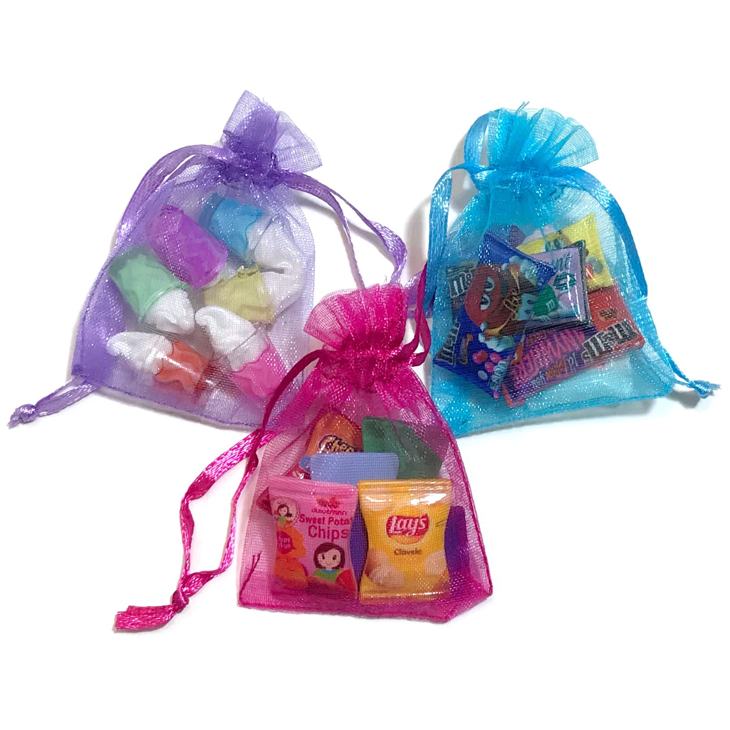 Happyblockbuilder Lps Accessories Miniature Dollhouse Compatible With Littlest Pet Shop And Barbie Food Craft Sets Random Gift Bag Lots; Pets Not Included… (Combined 3 Sets)