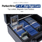 D Dacckit Toploader Storage Box With Card Dividers For 3'' X 4'' 35Pt Rigid Card Holders For Trading Cards & Sports Cards Compat