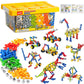 Afomida 215 PCS Creative Building Blocks Playset Toy - Featuring Storage, Includes Dinosaur, Robot, Car, Spider, Dog Figure, Lea