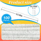100PCS White Pipe Cleaners,White Pipe Cleaners for Crafts,Pipe Cleaner Craft,Art and Craft Supplies