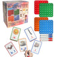 Proweber CVC Learning Pop Fidget Set with Flash Cards - Educational Spelling and Reading Game for Preschool and Kindergarten, In
