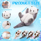 Shappy 5 Pcs Sea Otter Stuffed Animals Large Mommy Sea Otter Stuffy Plush With 4 Cute Babies In Her Zippered Belly Soft Cuddly Plushies For Boys Girls Birthday Gifts Ocean Party Decors(Gray)