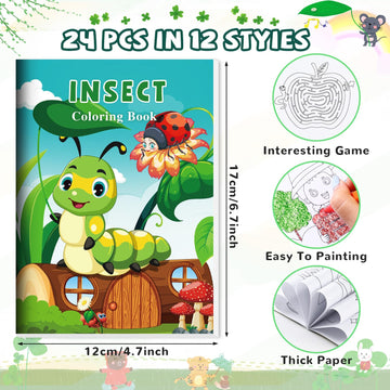 BenLouis Coloring Books Party Favors Bulk Mini Coloring Books for Kids Ages 4-8-12 Small Activity Books For Birthday Party Gifts