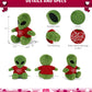 DolliBu I Love You Super Soft Alien Plush- Cute Alien Stuffed Outer Space Creature with I Love You Red Shirt for Valentine  Anniversary  Romantic Date  Boyfriend  or Girlfriend Gift - 11 inches