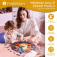 Wooden Puzzles For Adults - Mandala Hummingbird Wooden Puzzle, Unique Wooden Jigsaw Puzzles For Adults, Wood Puzzles Adult, Perf