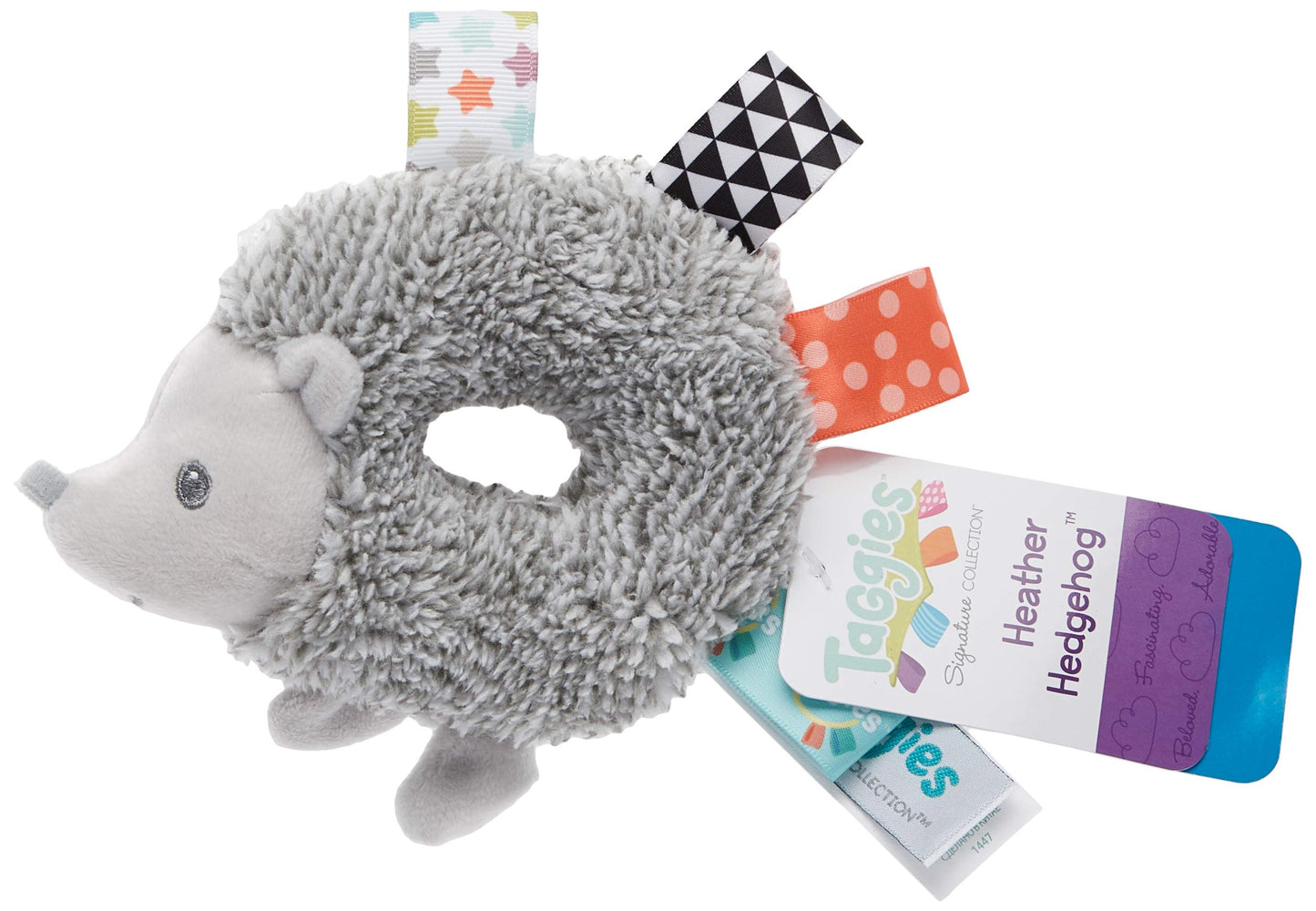 Taggies Heather Hedgehog Baby Rattle