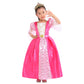 Spunicos Toddlers Girls Pink Medieval Princess Costume Ankle Length Dress With Tiara 5-6Years