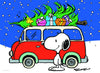 Ceaco 100 Piece Jigsaw Puzzle - Peanuts Peace and Presents - Multi-colored Cardboard - Model 1661-10