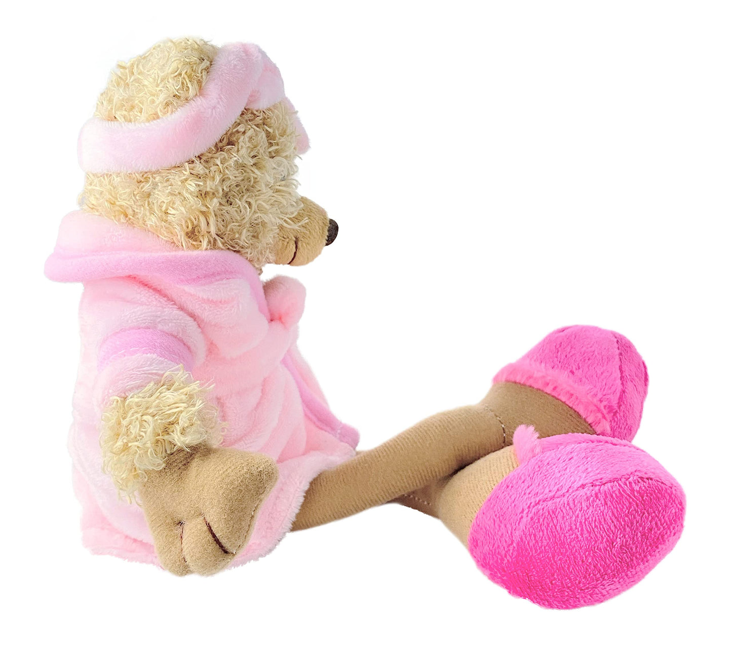Making Believe Plush Stuffed Animal 10' Pink Day Spa Teddy Bear