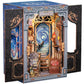Cutefun Book Nook Kit, Diy Miniature House Kit For Beginners, Book Nook Kits For Adults, Wooden Dollhouse For Bookshelf Decor, Gifts For Family & Friends (Soul Travel Agency)