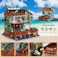 Hsanhe Harbour Restaurant House Mini Bricks Building Kit, Ideas Creative Architecture Building Toys Birthday Gift For Adult Boys Girls -2096 Pieces (Not Compatible With Lego Set)