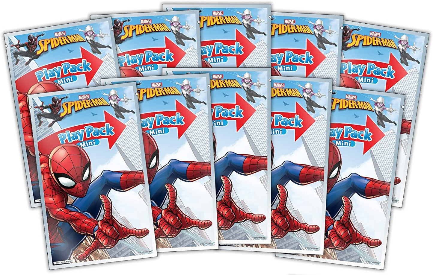 Spiderman Play Packs | Spider-man Party Favors | Spiderman Mini Play Packs | Includes Mini Coloring Book, 2 Mini Crayons and a S