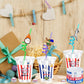 Tkifoda Baseball Party Favors , 72 PCS Sports Baseball Party Cups with Lids Straw Baseball Slap Straws Silicone Bracelets Sticke