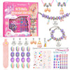 Kids Toys Bracelet Making Kit, Kid Make Up Kits for Kid Age 4-12 Jewelry Beads Toy Set, Preschool Toddler Girls Makeup Charms Se