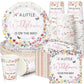 Hushee 200 Pcs Wildflower Baby Shower Paper Plates Napkins Cups Baby Shower Party Supplies Tableware Set A Little Wildflower Is