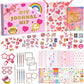 DIY Journal Kit for Girls 8-14 Gifts for Teen Girls Trendy Stuff Stocking Stuffers for Teen Girls Scrapbook Diary Supplies Set  Birthday Gifts for Girl Teen Daughter 6 7 8 9 10 11 12 13 14 Year Old