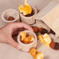 MONT PLEASANT Sorting Stacking Wooden Toys for Toddlers, Squirrel Montessori Toys Toddler Sensory Bin Tool Toy, Wood Squirrel To