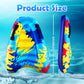 Gemscream Inflatable Surf Body Board with Handles Beach Surfing Float for Slip Portable Pool Water Game Float Board Swimming Pool Floating Water Summer Fun Toy for Kids and mature-themed(1 Pc)