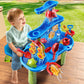 Jukudahu Kids Sand Water Table For Kids 3 4 5 6 7 8 Years Old - 3-Tier Summer Outdoor Toys, Water Waterfall Sensory Play Table W
