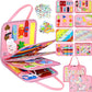 Toddler Busy Board Montessori Toys For Girls, Sensory Book Educational Activities For Learning Fine Motor Skills, Birthday Gifts