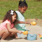 Melissa & Doug Sunny Patch Seaside Sidekicks Sand Baking Set, Outdoor Play Toy for Kids 3+, Plastic, White, Model 6432
