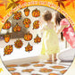 32 Sets Fall Thanksgiving Suncatchers Craft Kit DIY Window Stained Glass Effect Autumn Harvest Paper Crafts Home School Classroo