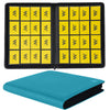 MORABTO enhanced 1000+ Pockets Card Binder 16 Pockets Trading Card Binder Ringless Side Loading Trading Card Album Folder for TCG -Teal