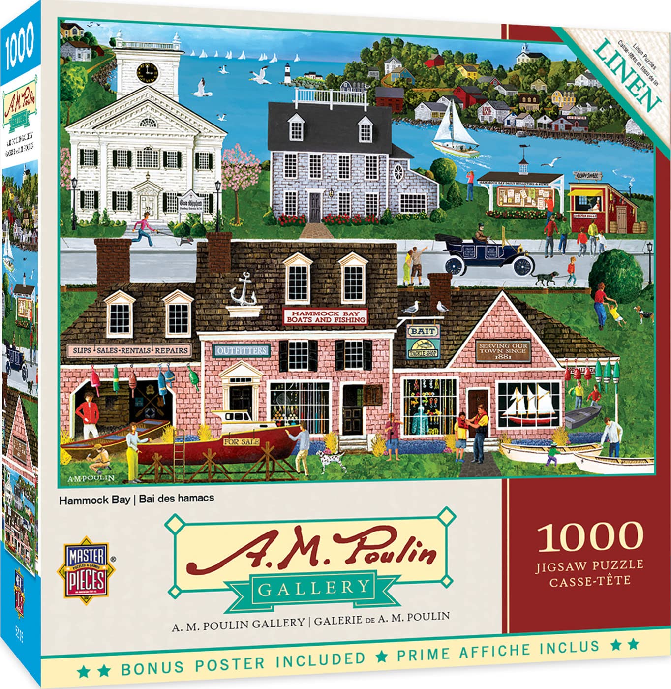 Masterpieces 1000 Piece Jigsaw Puzzle For Adults, Family, Or Youth - Hammock Bay - 19.25'X26.75'