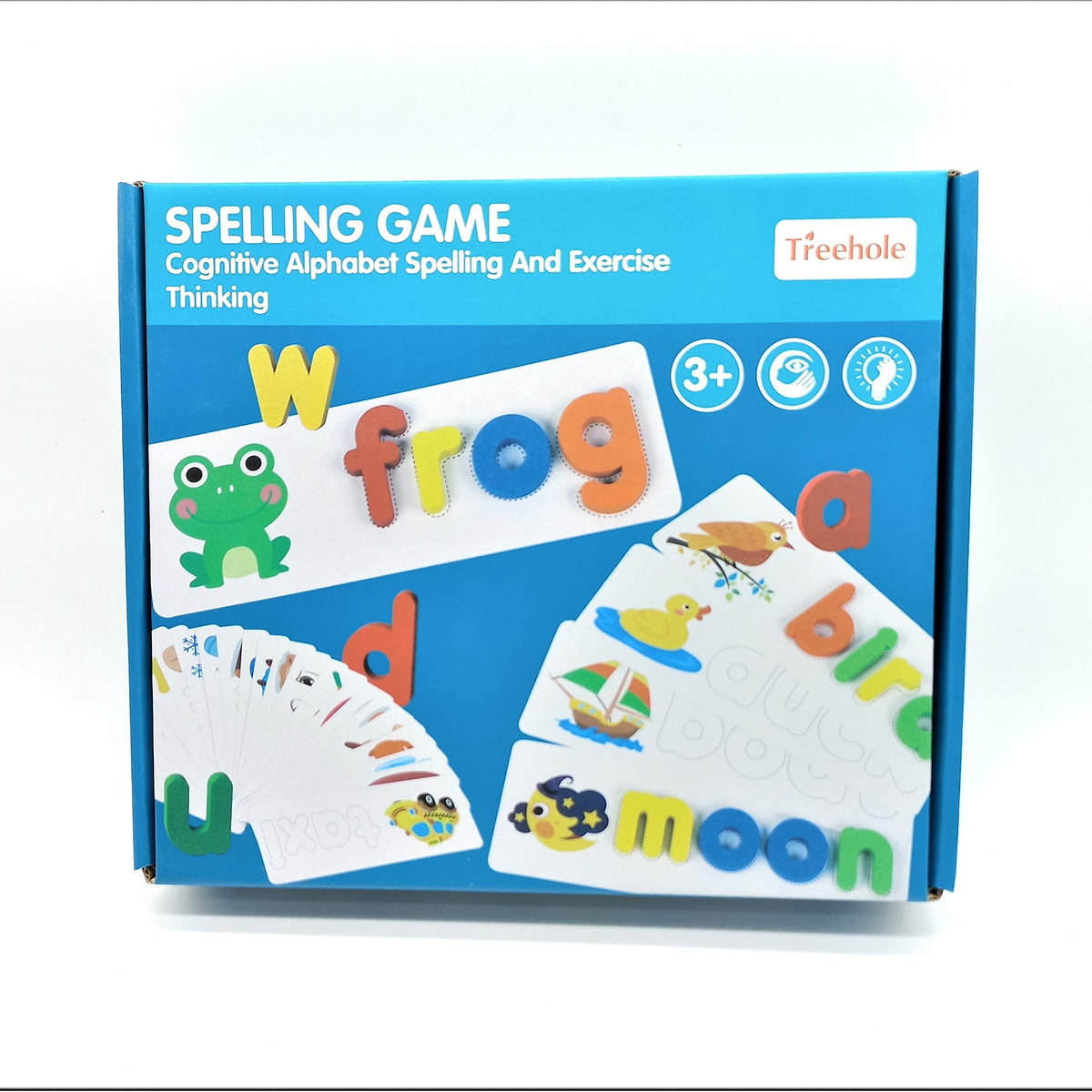 Folca Spell Matching Letter Puzzles Color Recognition Games Preschool Educational Toys Spelling Game for Kids, Educational Toys 
