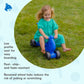 Careplay 2-in-1 Squirrel Push & Ride-on Toy, Indoor & Outdoor Use, Low Profile Seat, Recommended for Children up to 50lbs, Durab