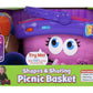 LeapFrog Shapes and Sharing Picnic Basket, 14 pcs, Multicolor, Plastic, 7.66 x 6.50 x 10.00", Model 80-19171E