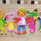 Buddy & Barney Bath Stickers - 32 Reusable Animal Foam Stickers for Kids, Multicolor, EVA, Model BB011, Ages 3+