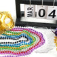 YAXINRUI 30 PCS Mardi Gras Beads, Party Beads Necklaces for Mardi Gras, Christmas, St. Patrick's Day, Beads Party Favors, Metall