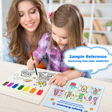 Paint With Water Coloring Book For Kids, Mess Free Water Color Painting Activity Kit For Kids, Art Crafts Kits For Boys & Girls