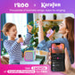 Mini Karaoke Machine For Kids, Birthday Easter Gifts Toys For Girls Boys Friends Age 3-12+, Portable Bluetooth Speaker With 2 Wireless Mics, Karafun Premium Songs Family Home Party(Purple)