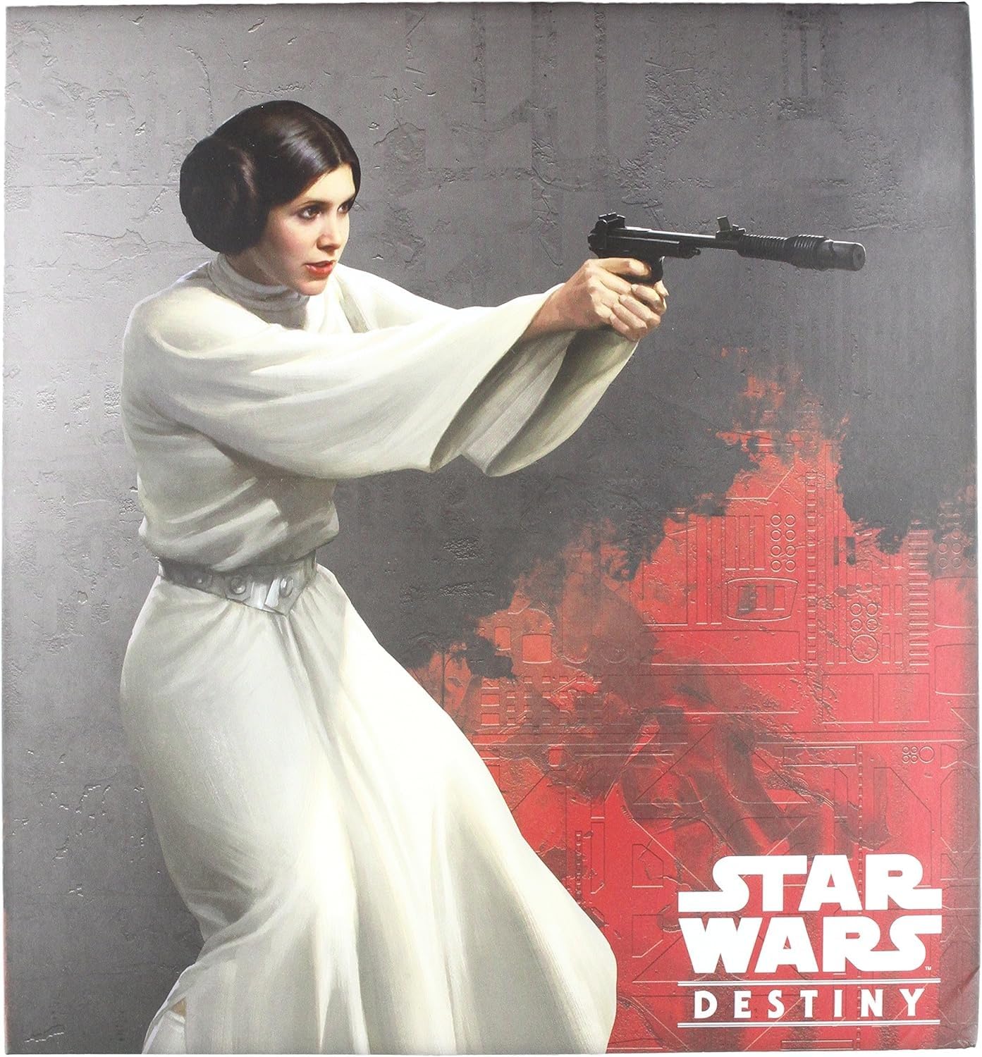 Fantasy Flight Games Star Wars Destiny Princess Leia Dice Binder - Holds 44 Cards & 44 Dice, Multicolor, Plastic, Model SWS42