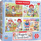 Masterpieces - Jigsaw Puzzle Set For Kids 6+ Years, 4-Pack Of 100 Pieces, Educational And Fun Game, Raggedy Ann Collection, Gift