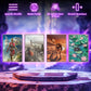 Mtg Card Sleeves 100Ct (Bloomburrow Black Lotus Pool), Matte Art Card Sleeves, Matte Back & Clear Front, 66X92Mm