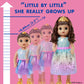 Baby Alive Princess Ellie Grows Up! Brown Hair, Interactive Doll With Accessories, Toys For 3+ Years Old Girls And Boys, 18-Inch