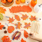 Frienda 80 Sets Fall Crafts Thanksgiving Scratch Crafts Colorful Color Scratch Maple Leaves Art Thanksgiving Arts and Craft for